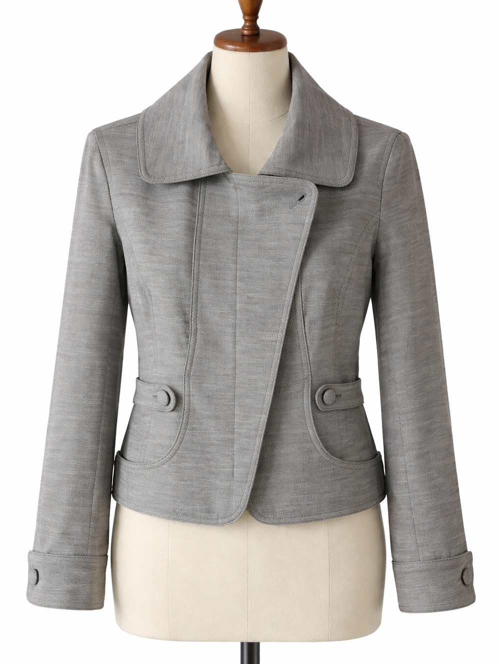 Apostrophe Gray Women's Blazer Jacket